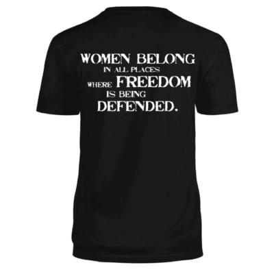 Lady Vet Women Belong Unisex Tee - Back
