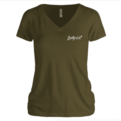 Lady Vet Women Belong V-Neck, Front
