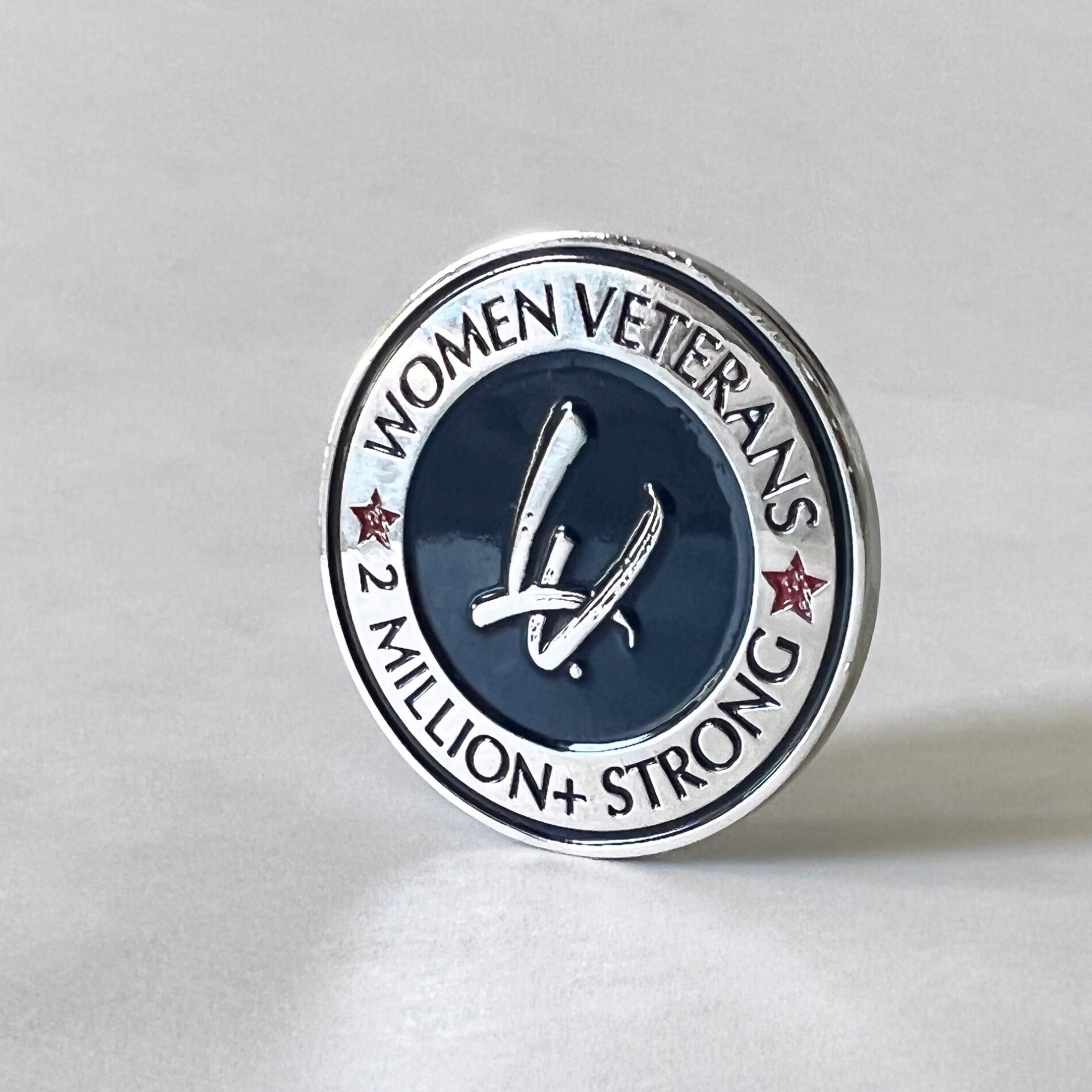 Lady Vet Challenge Coin - Women Veterans, 2 Million+ Strong